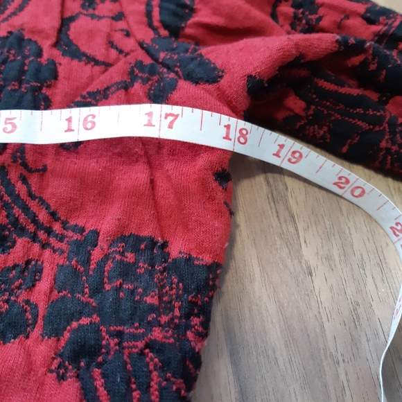 Red and black floral Blazer - Picture 6 of 7